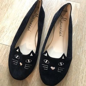 Cat Ballet Flats, Like-New Condition